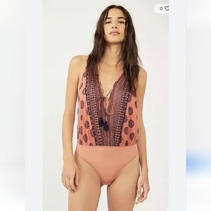 Free People Soul Of The Sun Bodysuit Sz M